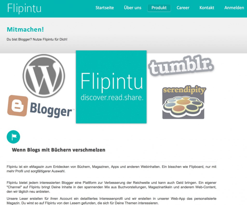 Flipintus Blogger-Aufruf
